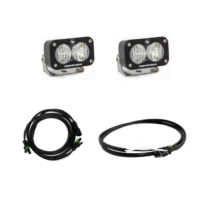 Chevrolet Silverado 3500 Light Bar Kit - Rear - Baja Designs - S2 Reverse Kit - `20-`27